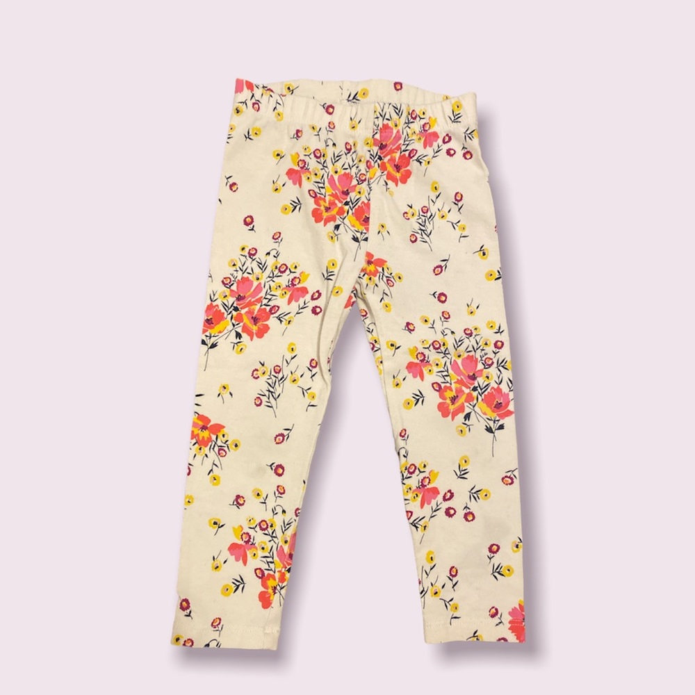 Gap 2T flower leggings